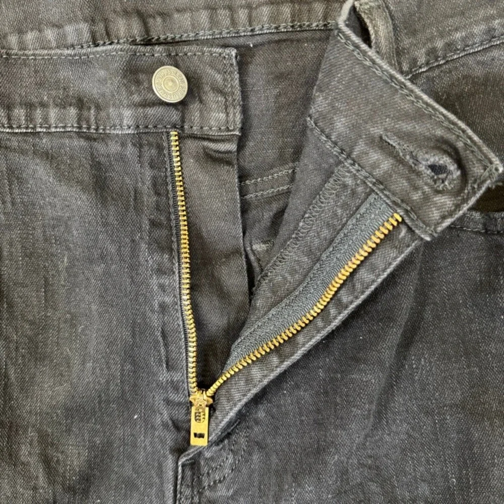 Levis 569 Loose Straight Fit Black Denim Jeans Mens W38 L32 00569-0125